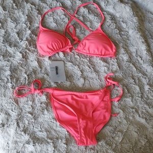 Bottoms- Gymshark Coral Bikini